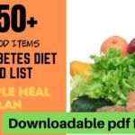 prediabetes food list